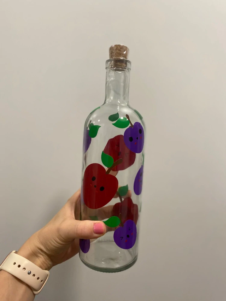 Sklenička slivovice s potiskem