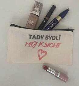 SimpleBag s autorským potiskem "Tady bydlí můj ksicht"