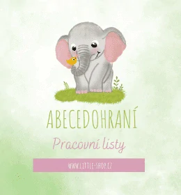 Abecedohraní - pracovní listy PDF