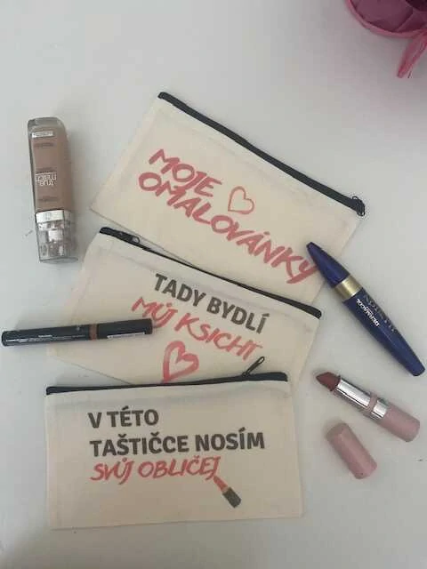 SimpleBag s autorským potiskem "Tady bydlí můj ksicht"