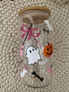 Sklenice - Haloween
