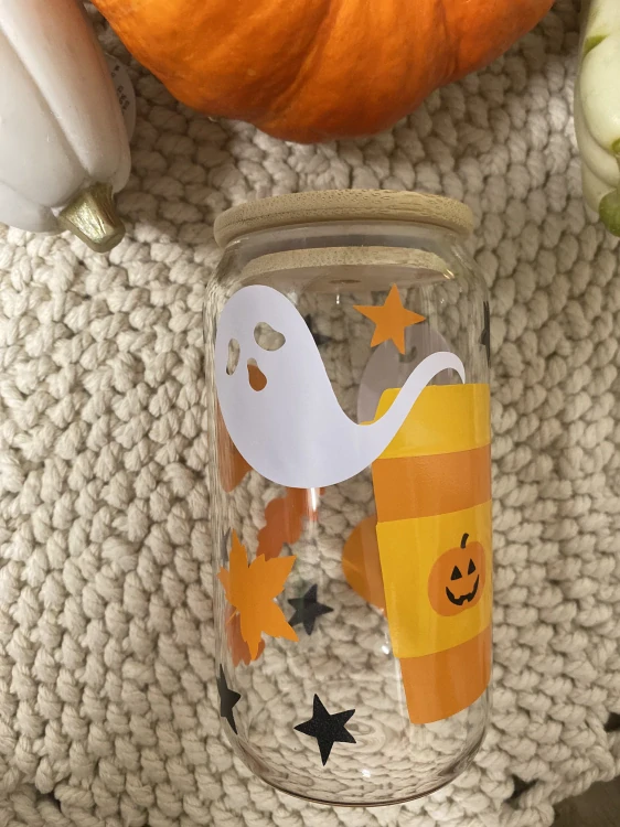Sklenice - Haloween Latte