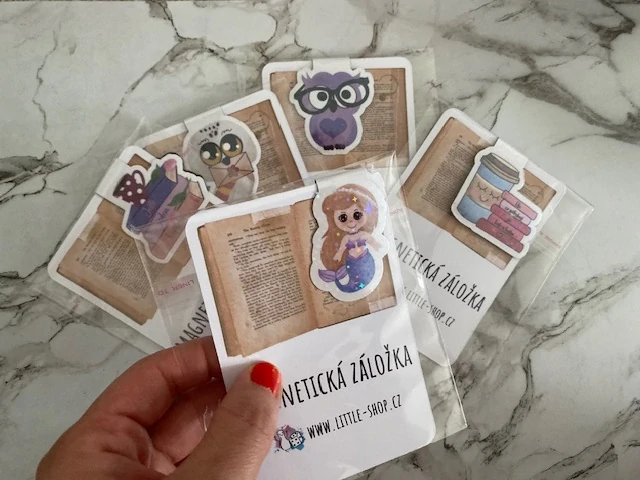 Magnetická záložka do knihy Víla