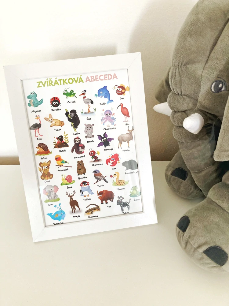 Plakát PDF - Zvířátková abeceda