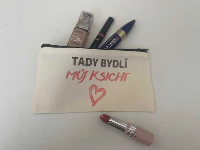 SimpleBag s autorským potiskem "Tady bydlí můj ksicht"