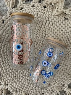 Sklenice Evil Eye