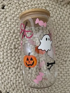 Sklenice - Haloween