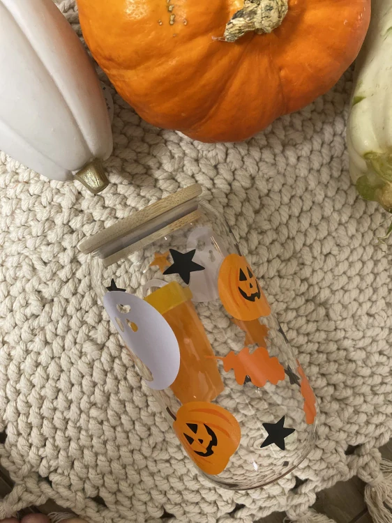 Sklenice - Haloween Latte