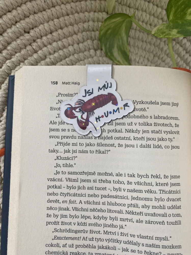 Magnetická záložka do knihy Humr