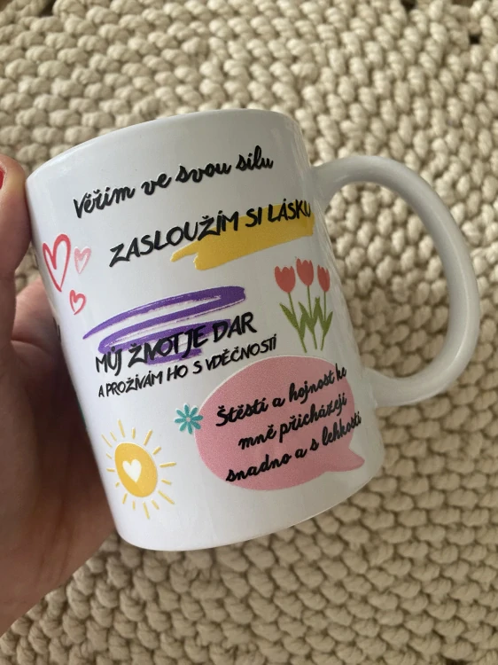 Keramický hrnek Afirmace Sebelásky 330ml