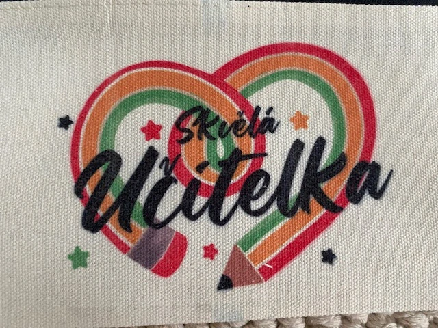 SimpleBag s autorským potiskem "Super učitelka"