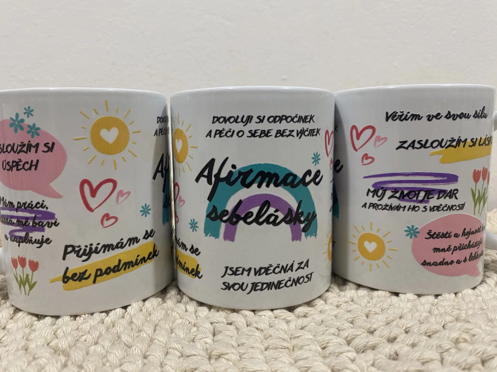 Keramický hrnek Afirmace Sebelásky 330ml