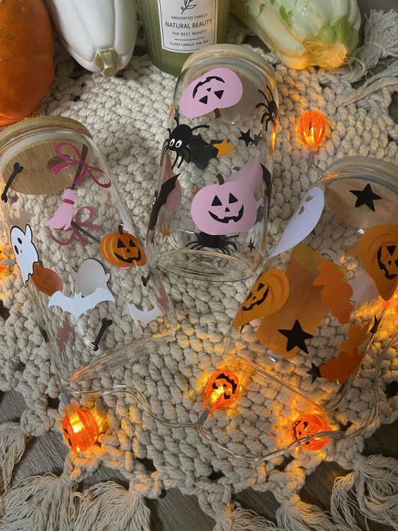 Sklenice - Haloween Latte